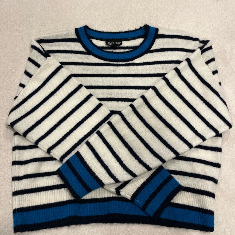 Top Shop Striped sweater size 4